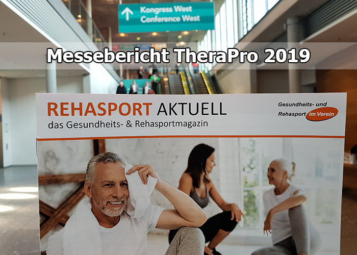 Rückblick Messe TheraPro 2019 in Stuttgart - Rehasport Bericht