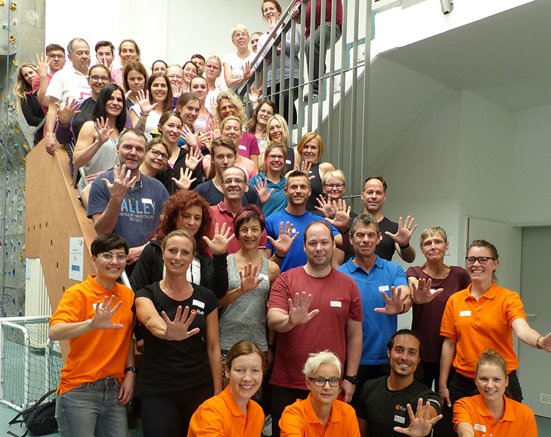 Gruppenbild 20.Rehasport Netzwerktreffen
