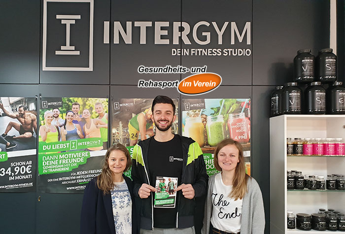 Rehasport-Anbieter Intergym aus Neckartenzlingen - Kreshnik und TeamRehasport Beitragsbild