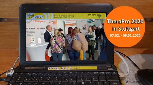 TheraPro 2020 Messe und Kongreß mit dem TeamRehasport und Messestand