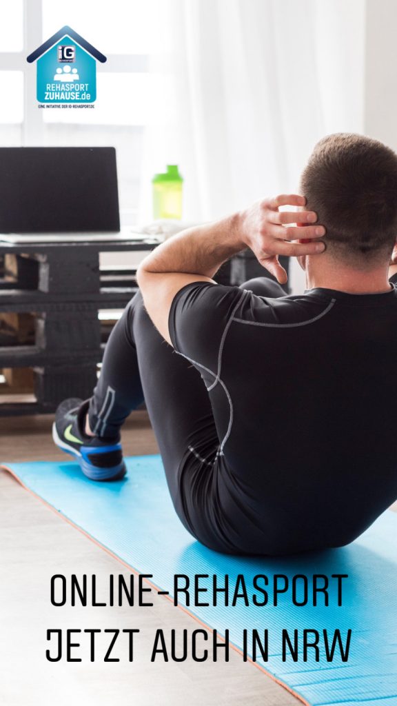 Online-Rehasport jetzt auch in NRW