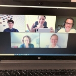 Zoom-Meeting von Team Anerkennung Team Anerkennung im wöchentlichen Zoom-Meeting