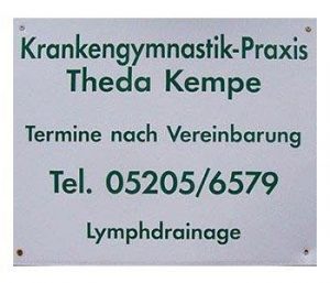 Rehasport Bielefeld - Anbieter Praxis für Krankengymnastik Theda Kempe - Logo