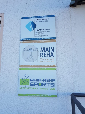 Standort - MAIN-REHA Ambulantes Therapie- und Rehazentrum Standort - MAIN-REHA Ambulantes Therapie- und Rehazentrum