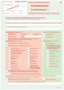 Formular 56 Rehabilitationssport