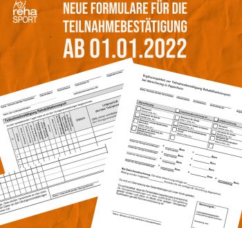Neue Formulare für die Teilnahmebestätigung ab 01.01.2022