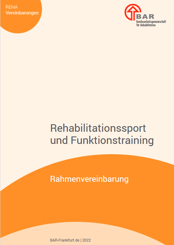 Rahmenvereinbarung Rehasport ab 01.01.2022