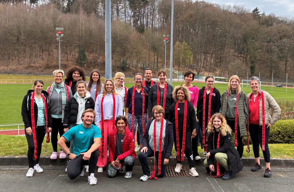 Rückblick Netzwerktreffen März 2026: Der "bewegte Weg zur Achtsamkeit" im Rehasport 1 TeamRehasport Netzwerktreffen-Gruppenbild